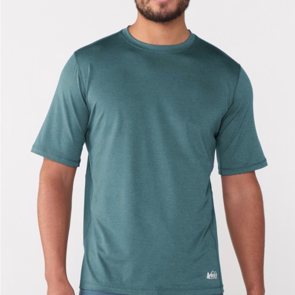 REI Men's Teal Short Sleeve Tee